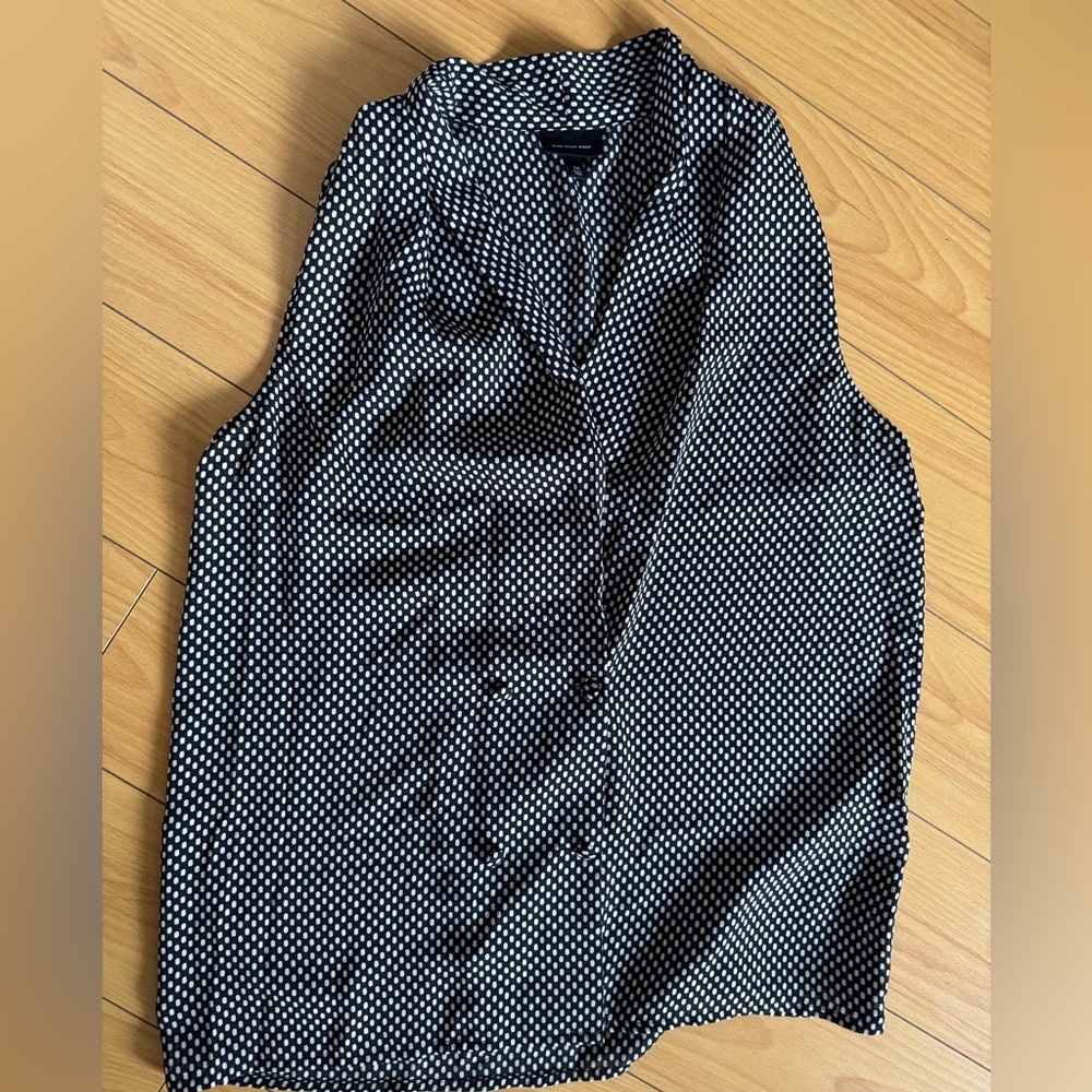 Who What Wear polka dot Blouse